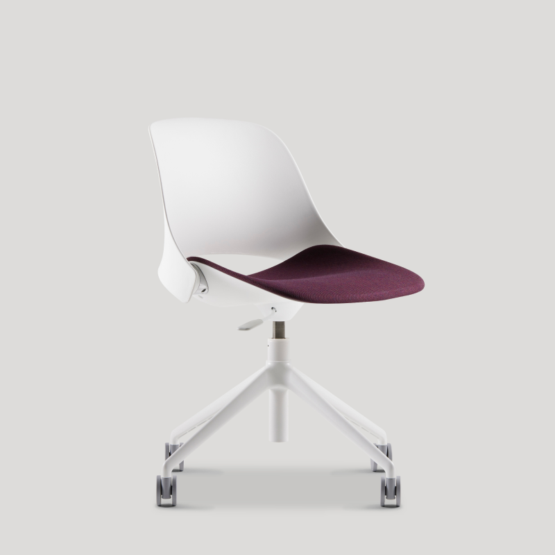 シェル型 オフィスチェア グレー　ホワイト　美品♪ Trea | オフィスチェア・シェルチェア | Humanscale